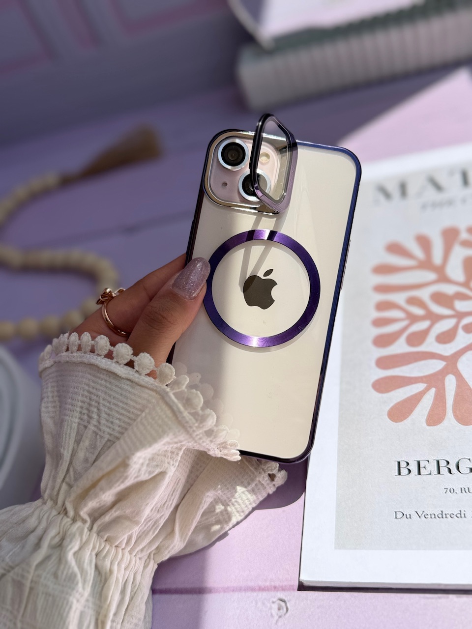 قاب آیفون STENT بنفش