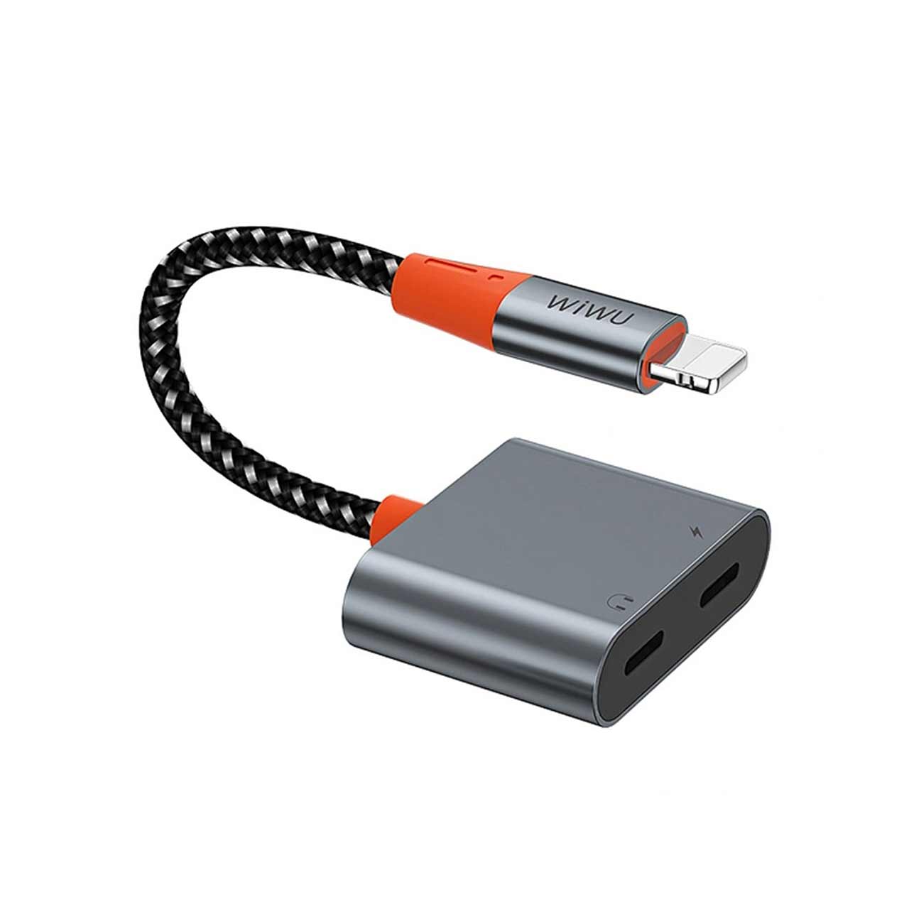 تبدیل 2 به 1 آیفون Wiwu مدل LT09