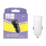 شارژر فندکی 12W فست دو پورت DENMEN مدل DZ17