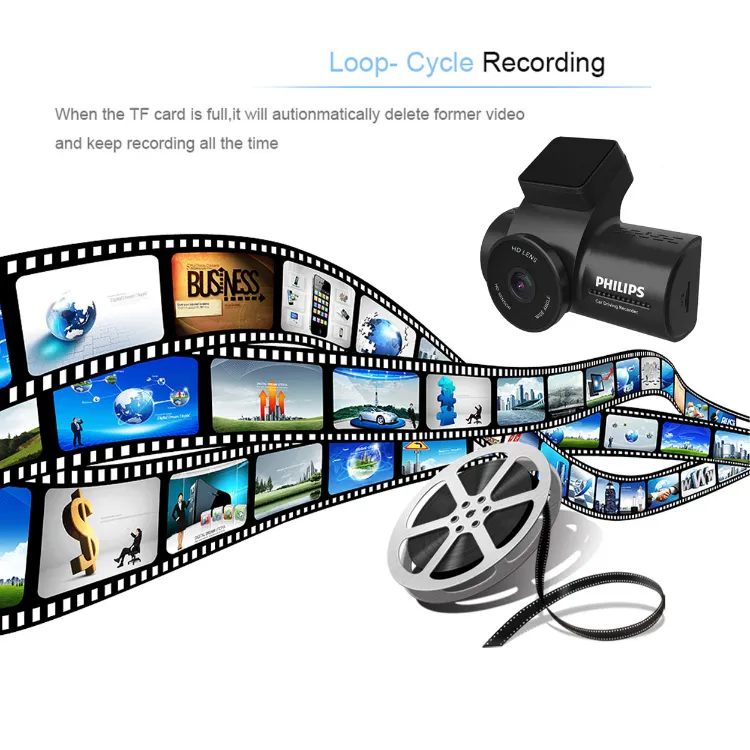 دوربین ثبت وقایع 2 لنزه فیلیپس مدل Philips CVR700