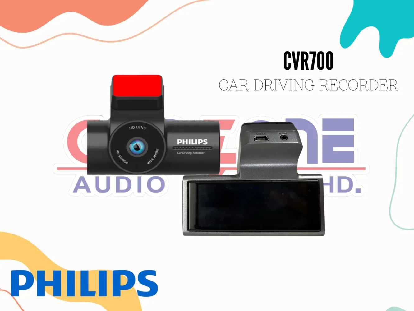 دوربین ثبت وقایع 2 لنزه فیلیپس مدل Philips CVR700