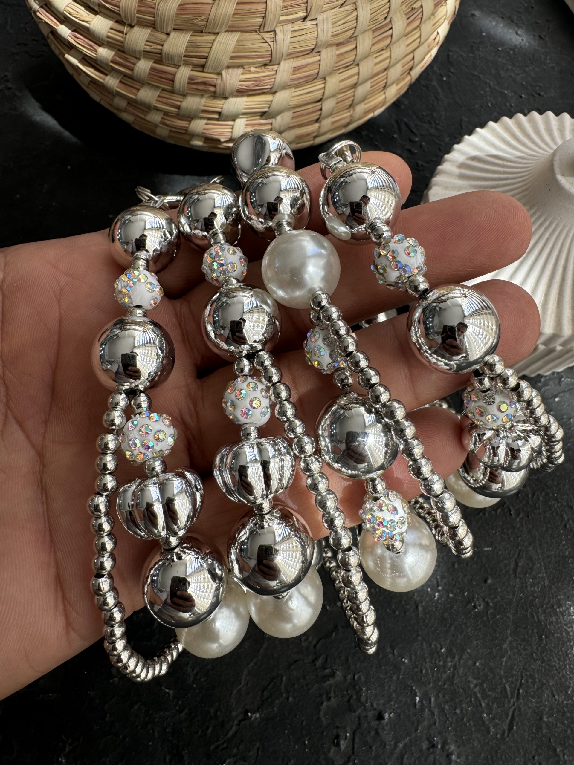 بند و آویز روکارنو توپی سیلور