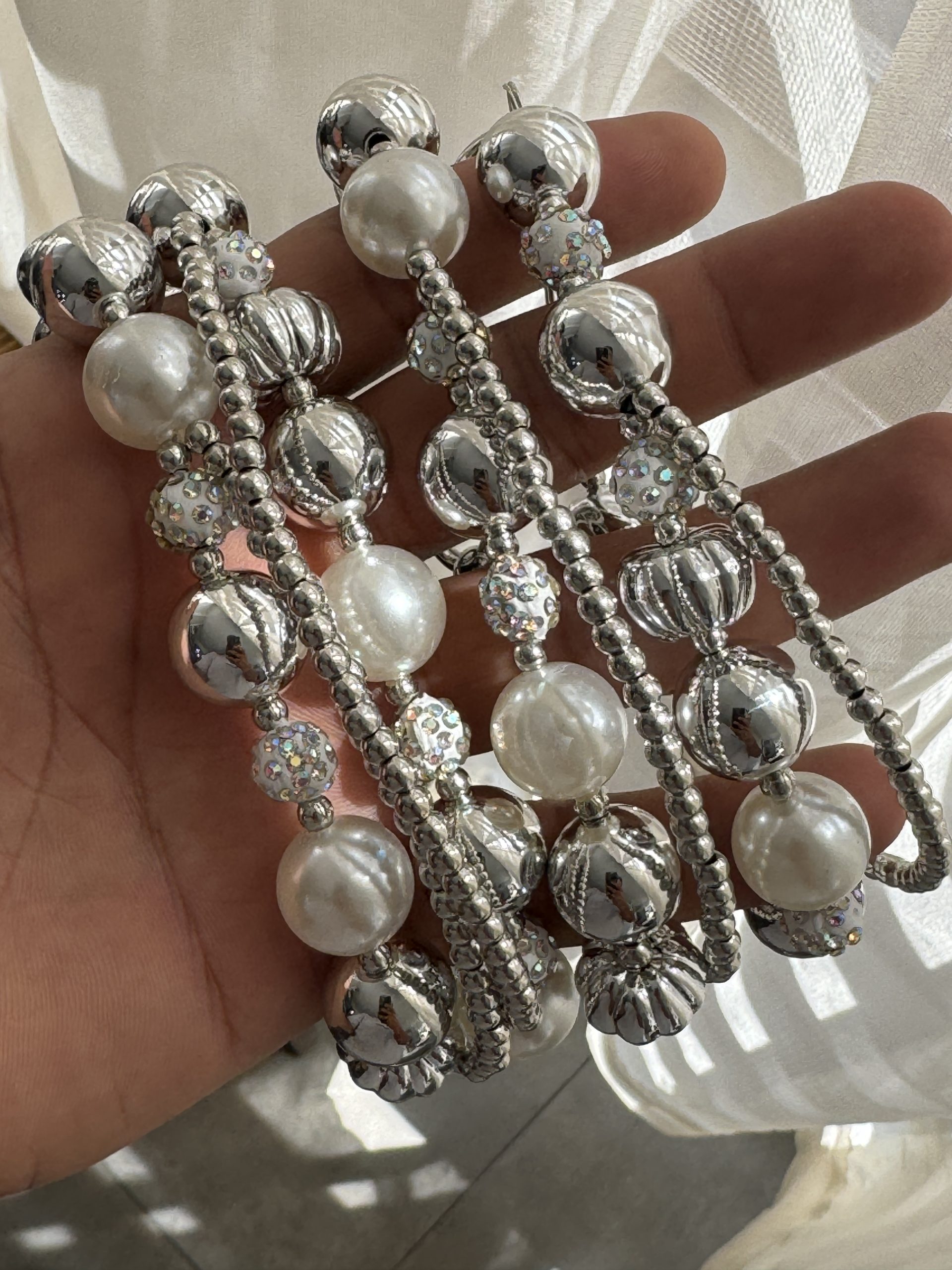 بند و آویز روکارنو توپی سیلور