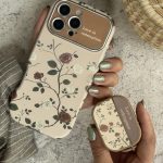 قاب موبایل آیفون گل رز لاو + کاور ایرپاد ست