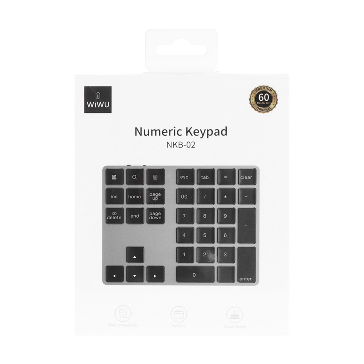 کیبورد مینی بی سیم Wiwu مدل NKB-02