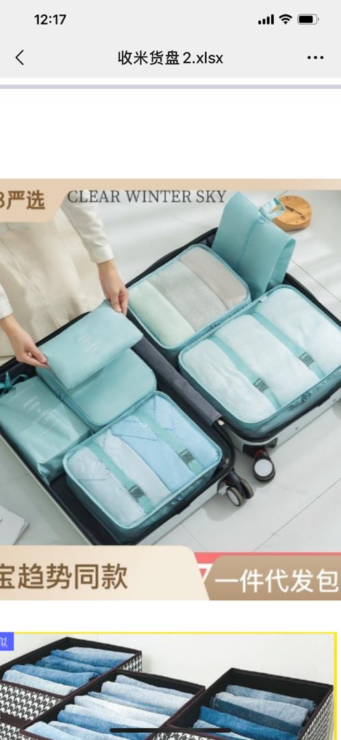 نظم دهنده مسافرتی چمدان مای هوم 7 تکه