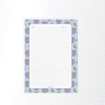 کاغذ A4 فانتزی طرحدار بسته 50 عددی