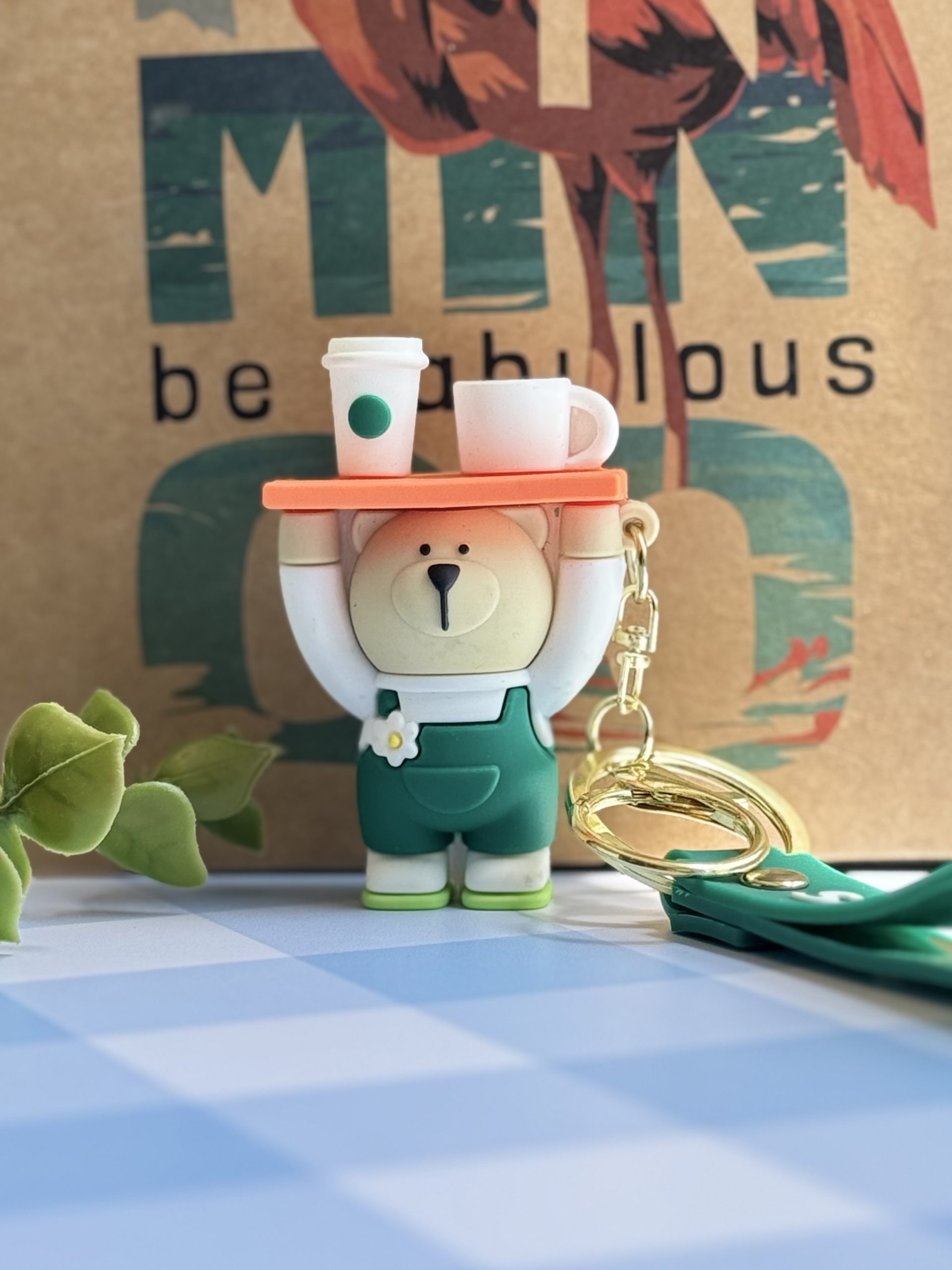 جاکلیدی سیلیکونی خرس استارباکس