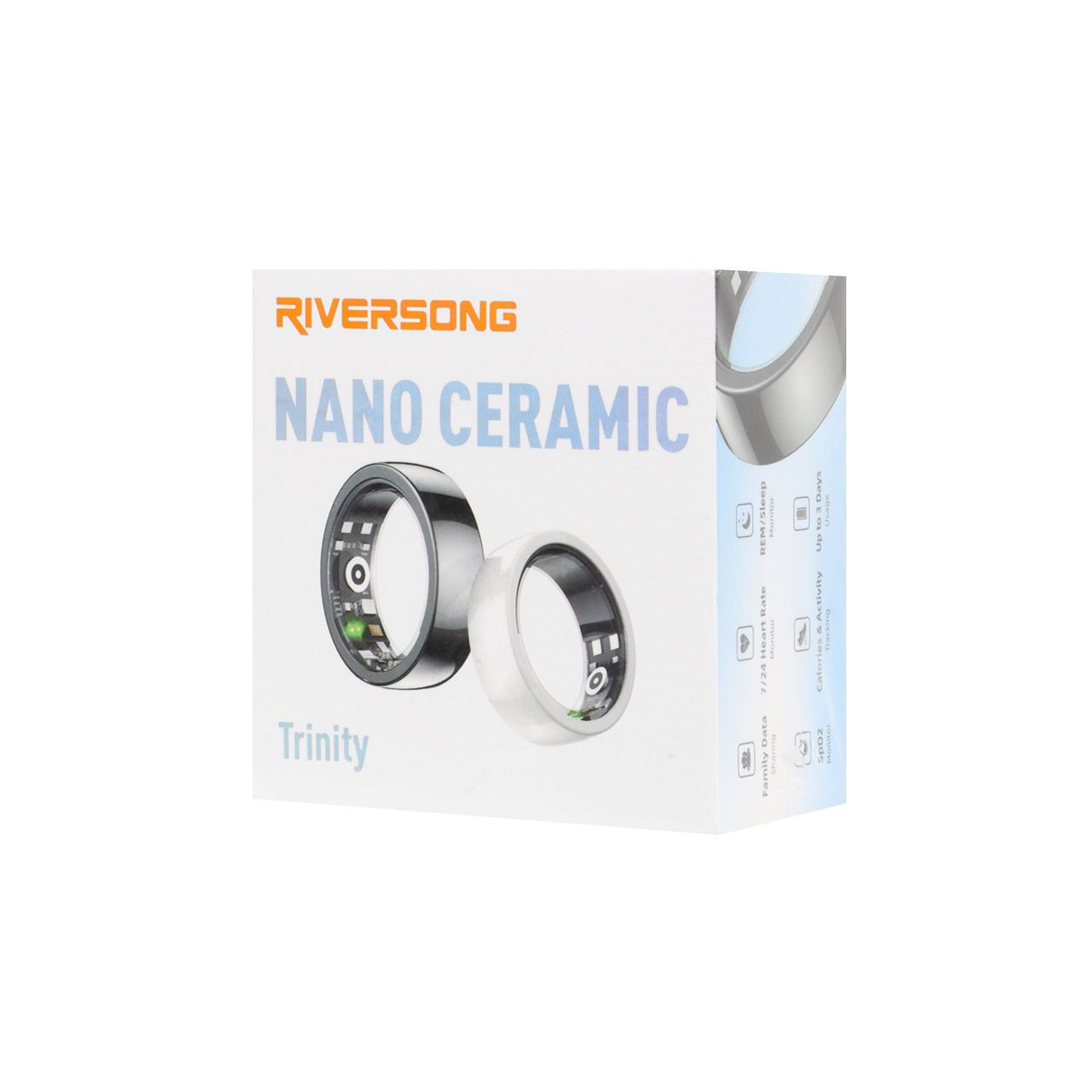 حلقه هوشمند Riversong مدل SR01 Trinity سایز 10 میلی متر