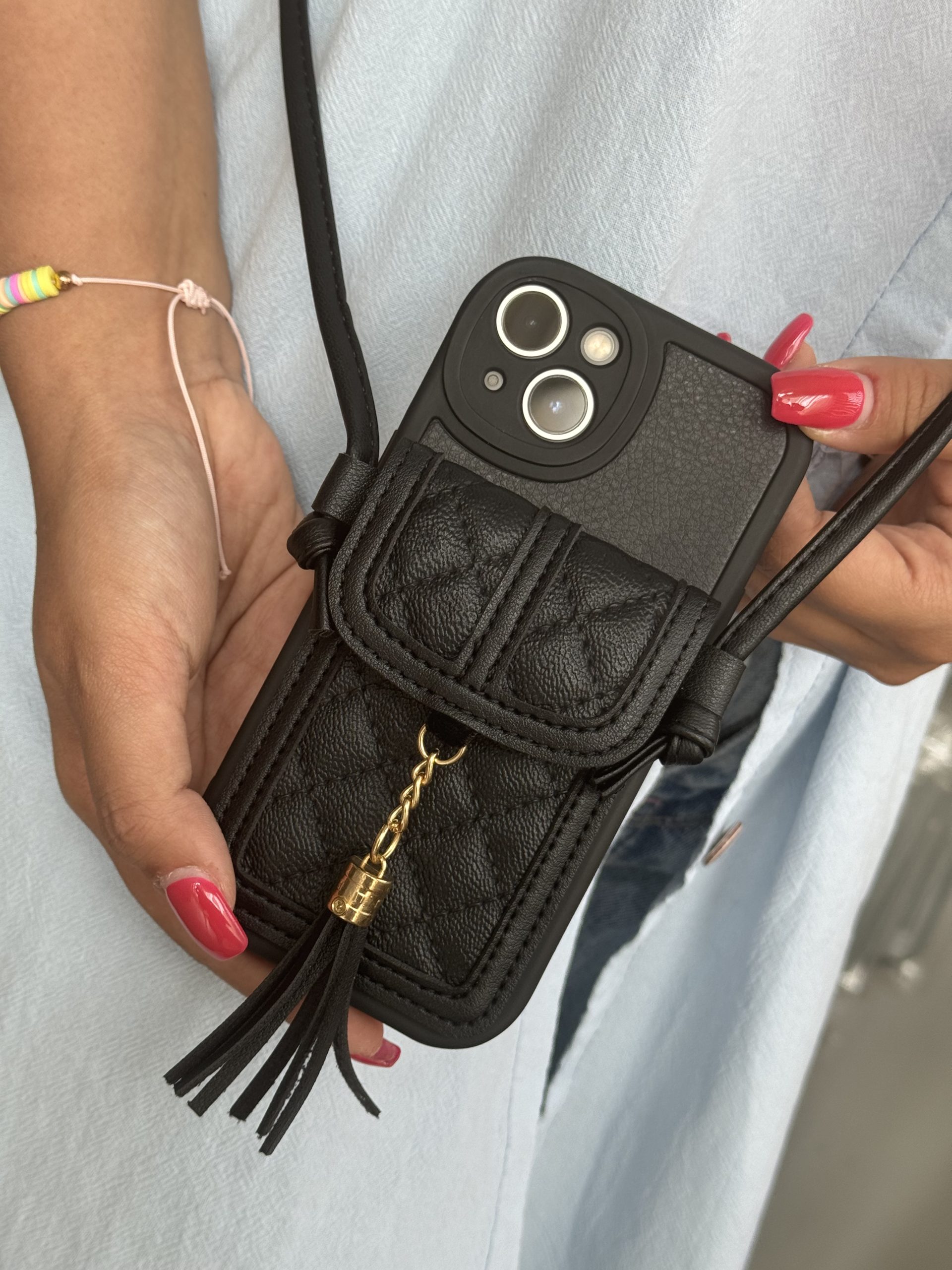 قاب آیفون سن لورن جاکارتی بندی بلند