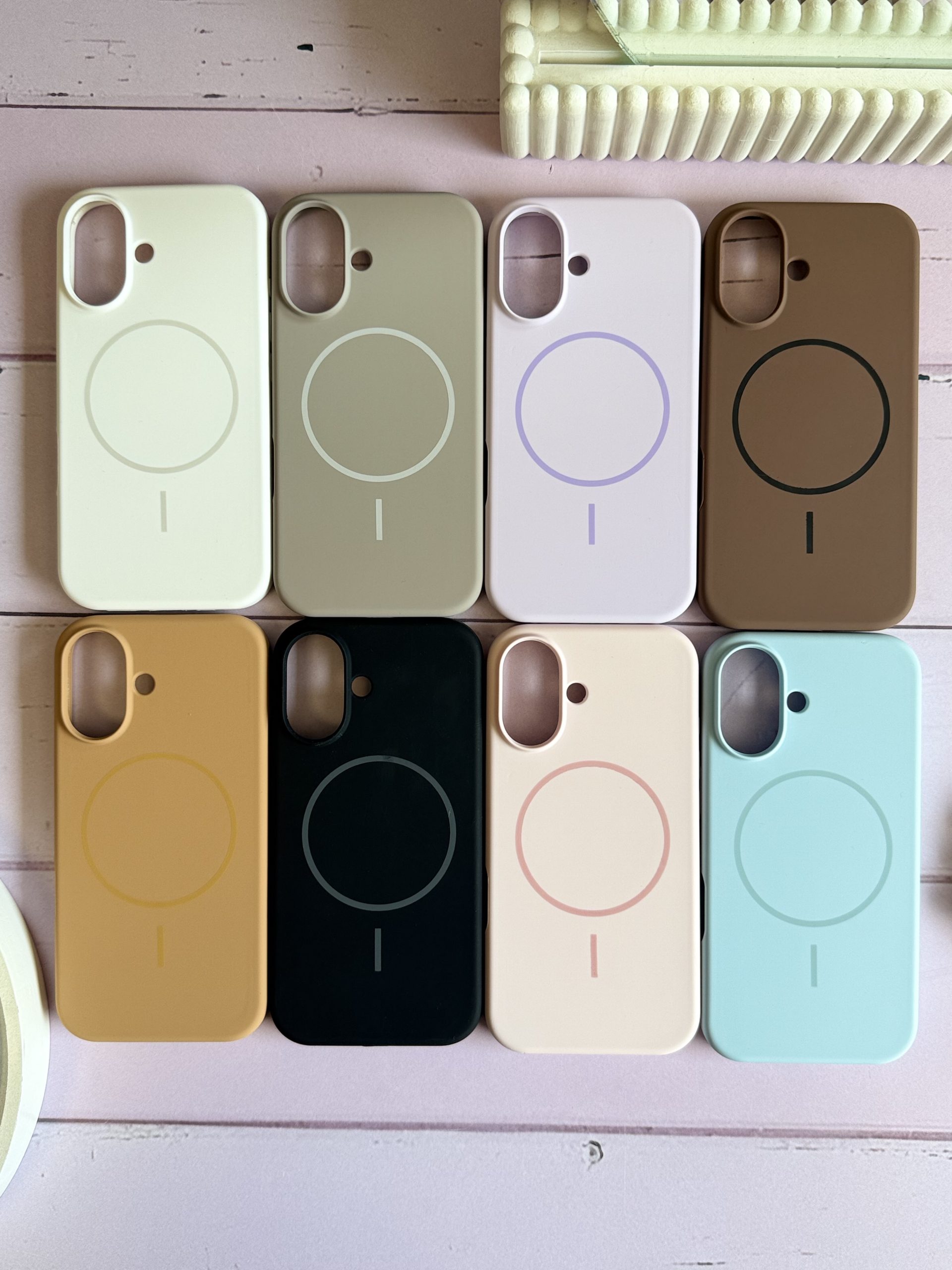 قاب سیلیکونی مگ سیف دار آیفونی