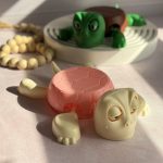 زیر لیوانی طرح لاک پشت