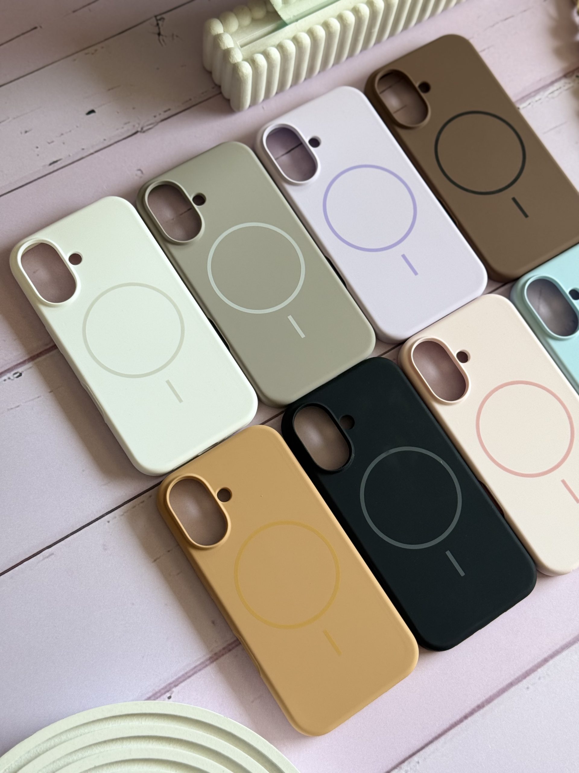 قاب سیلیکونی مگ سیف دار آیفونی