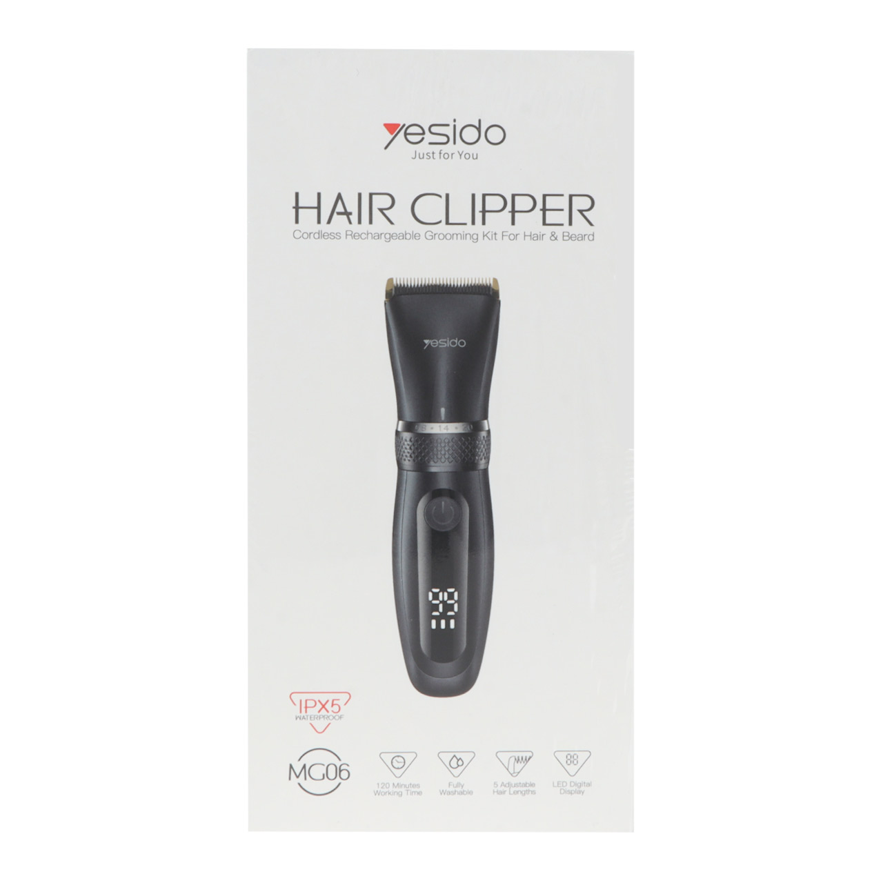 ماشین اصلاح موی سر و صورت شارژی Yesido مدل MG06