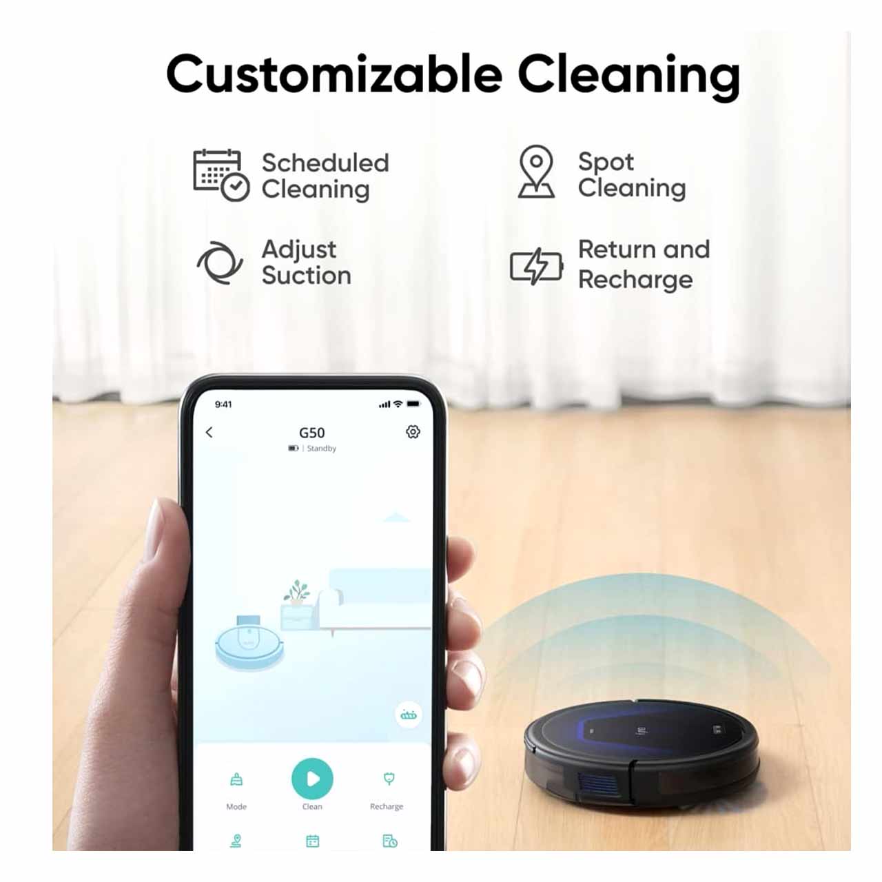 جارو رباتیک ANKER مدل Eufy G50 Hybrid T2212V11