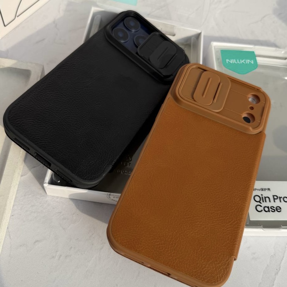 قاب آیفون nilkin leather case