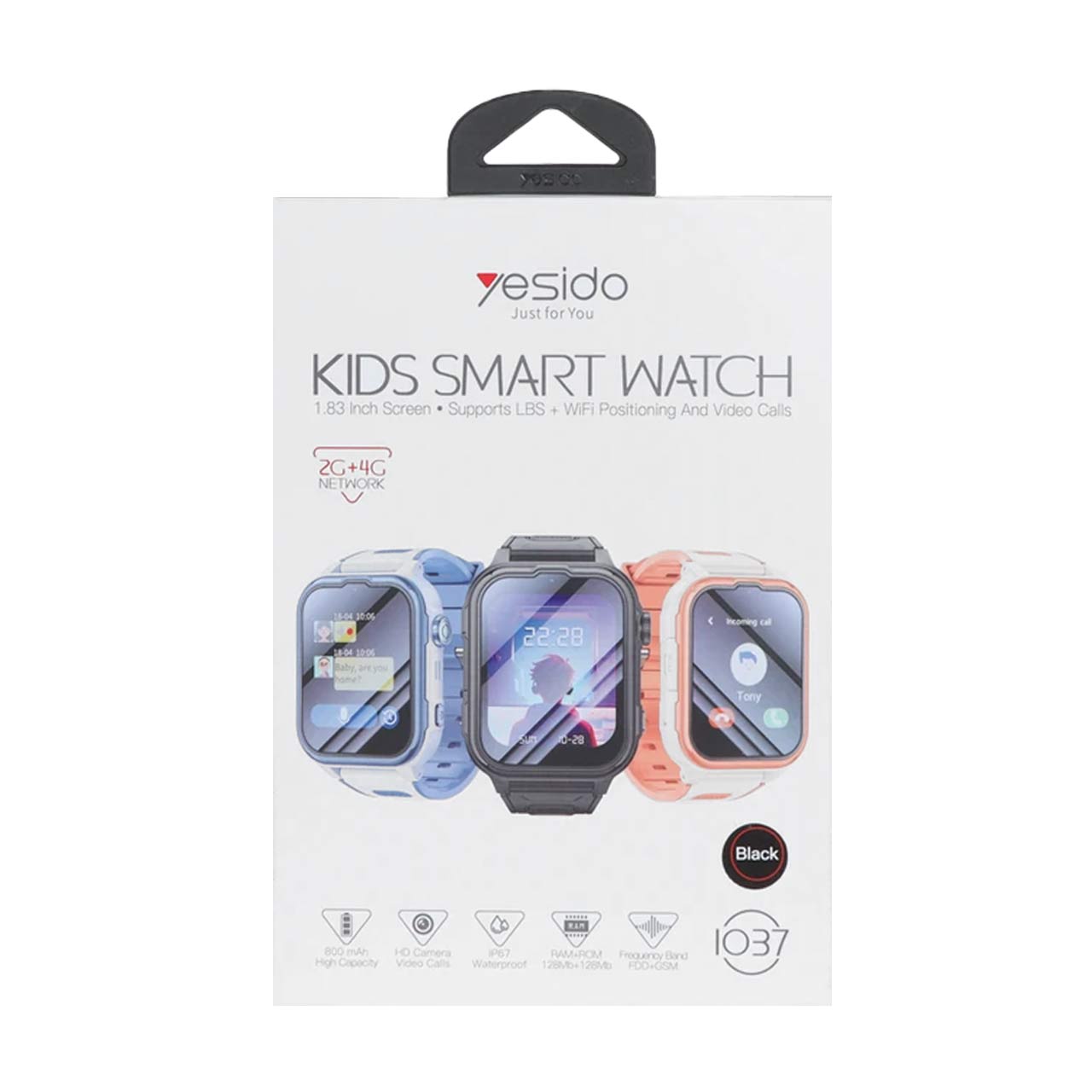 ساعت هوشمند مخصوص کودکان Yesido مدل IO37