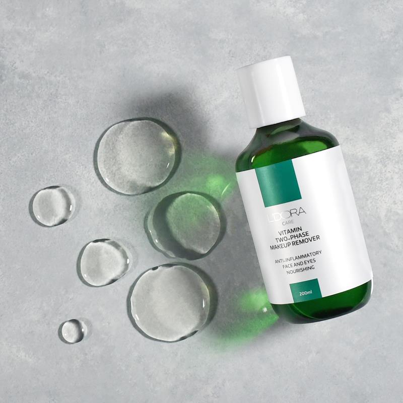 محلول آرایش پاک‌‌کن دوفاز ویتامینه لدورا 200 میلی لیتر