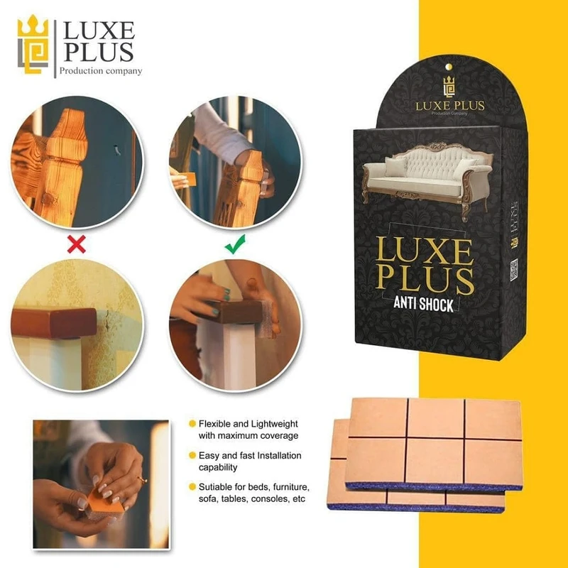 ضربه گیر پشت مبل و دیوار بسته 2 عددی