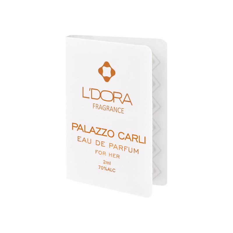 تستر ادوپرفیوم زنانه مدل PALAZZO CARLI لدورا فرگرنس 2 میلی لیتر