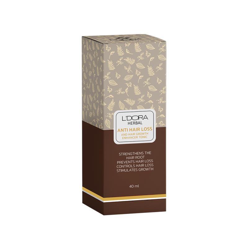 تونیک گیاهی تقویت کننده و ضدریزش موی سر لدورا هربال 40 میلی لیتر