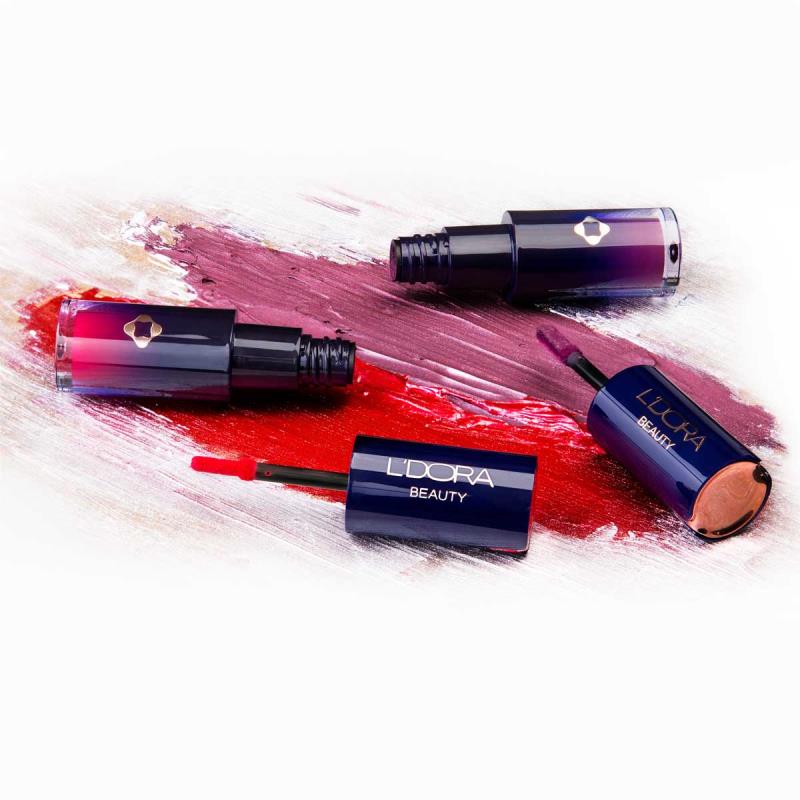 رژلب مایع نیمه‌مات کد LG20 لدورا