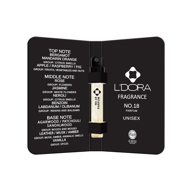 تستر پرفیوم No.18 لدورا فرگرنس