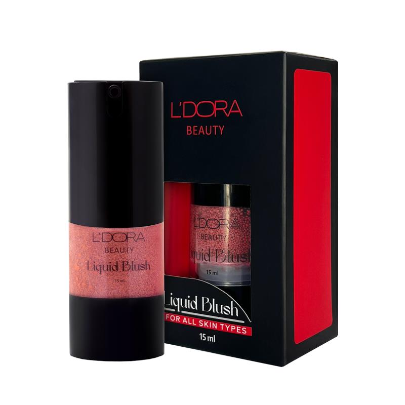 رژگونه مایع «صورتی» لدورا مناسب انواع پوست