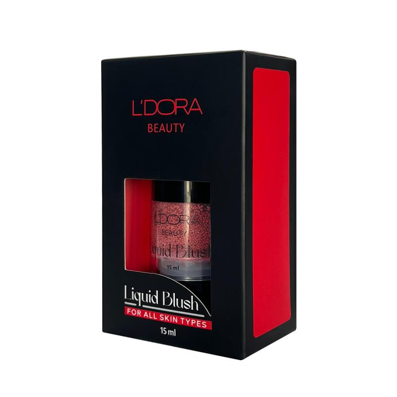 رژگونه مایع «صورتی» لدورا مناسب انواع پوست