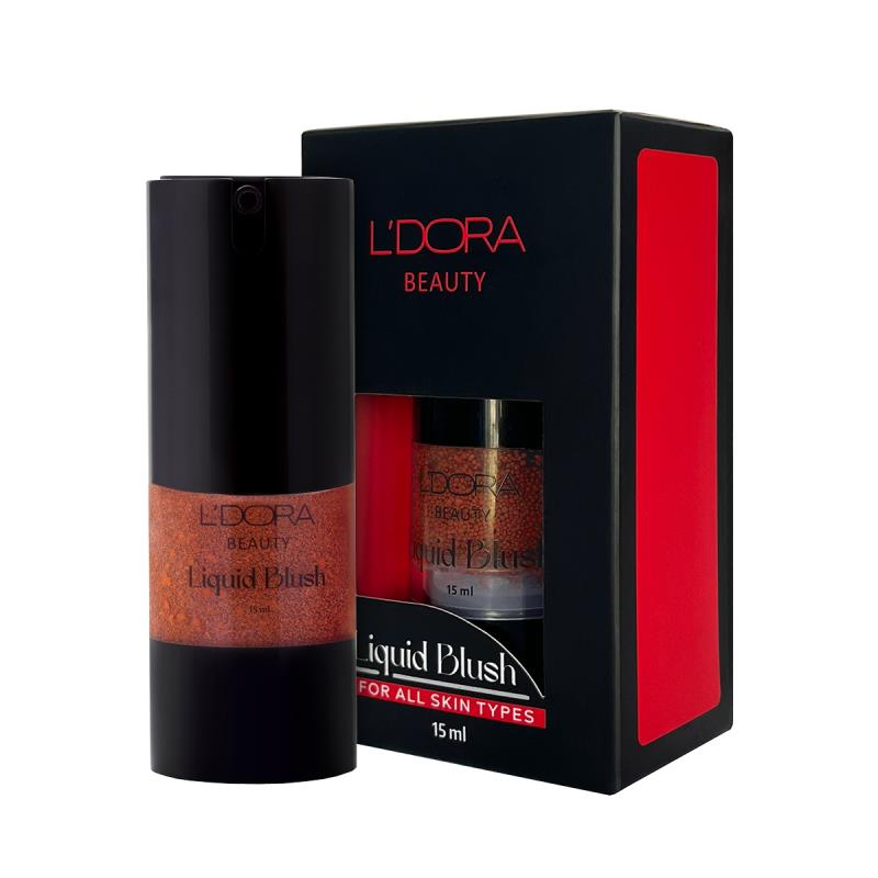 رژگونه مایع «گوشتی روشن» لدورا مناسب انواع پوست