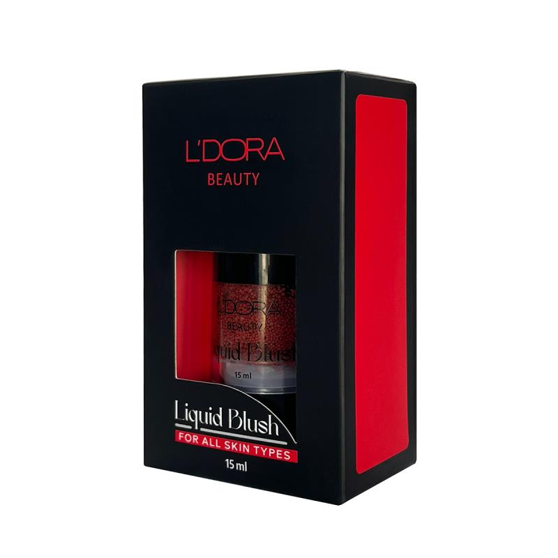 رژگونه مایع «گوشتی تیره» لدورا مناسب انواع پوست