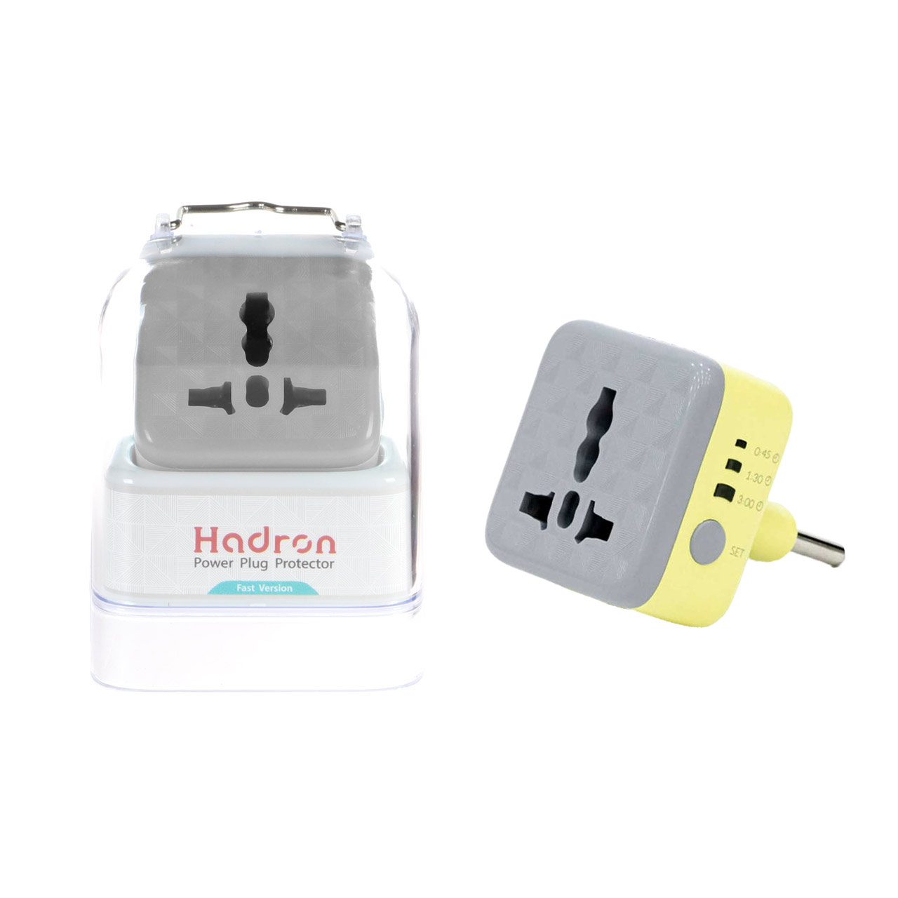 مبدل دو شاخه برق تایمردار هادرون مدل P103