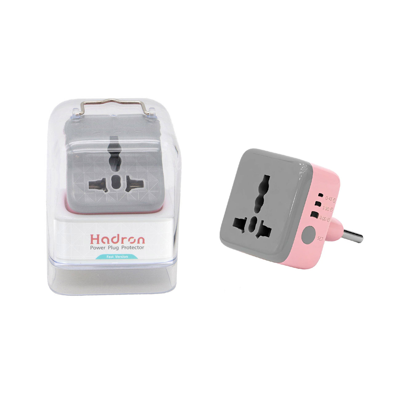 مبدل دو شاخه برق تایمردار هادرون مدل P103