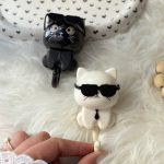 جاکلیدی دیواری طرح گربه