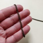 زنجیر برنزی کارتیر یک متری مناسب ساخت زیورآلات