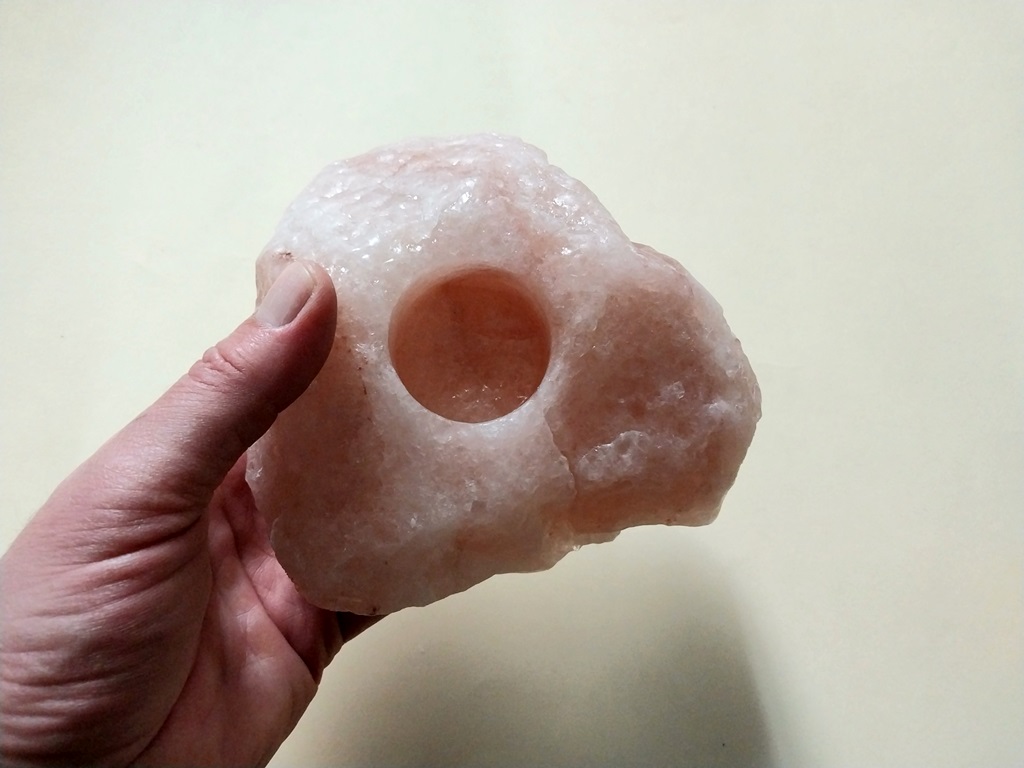 جا شمعی سنگ نمک